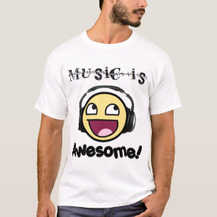T-shirts A música é a luz dos homens impressionantes)