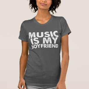 T-shirts A música é meu namorado