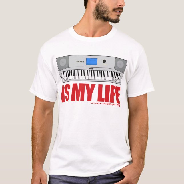 T-shirts A música é minha vida (Frente)