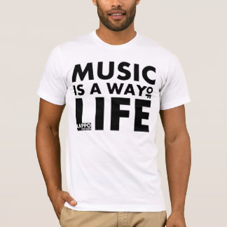 T-shirts A música é um modo de vida