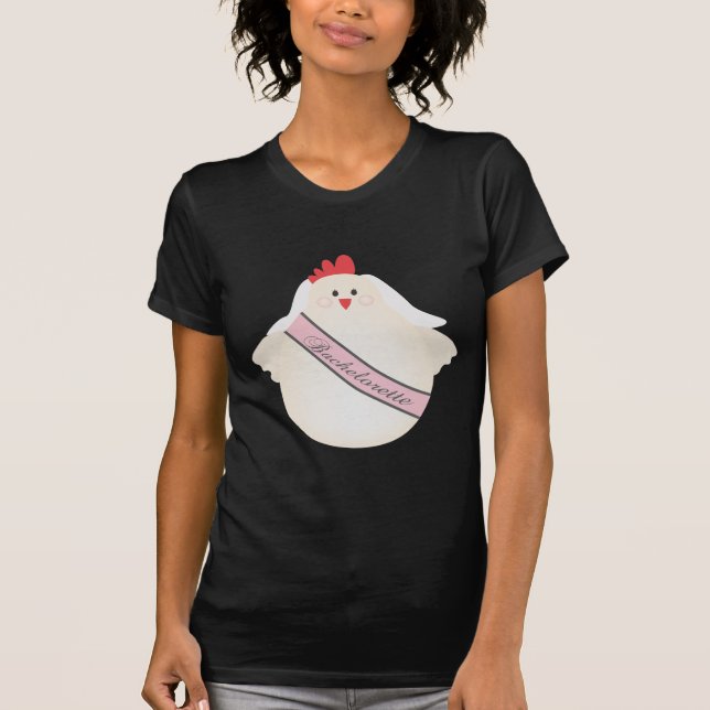 T-shirts A Noite da Galinha Solteira Festa (Frente)