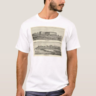 T-shirts A oceânico, casa de Appledore