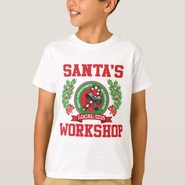 T-shirts A oficina do papai noel (Frente)