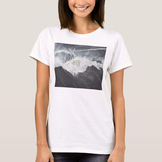 T-shirts A onda gigantesca (Frente)