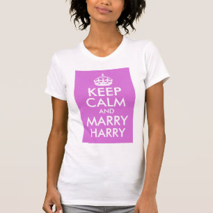 T-shirts A orquídea mantem-se calmo e casado Harry