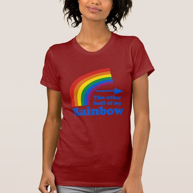T-shirts A OUTRA METADE DA MINHA CAIXA (esquerda) (Frente)