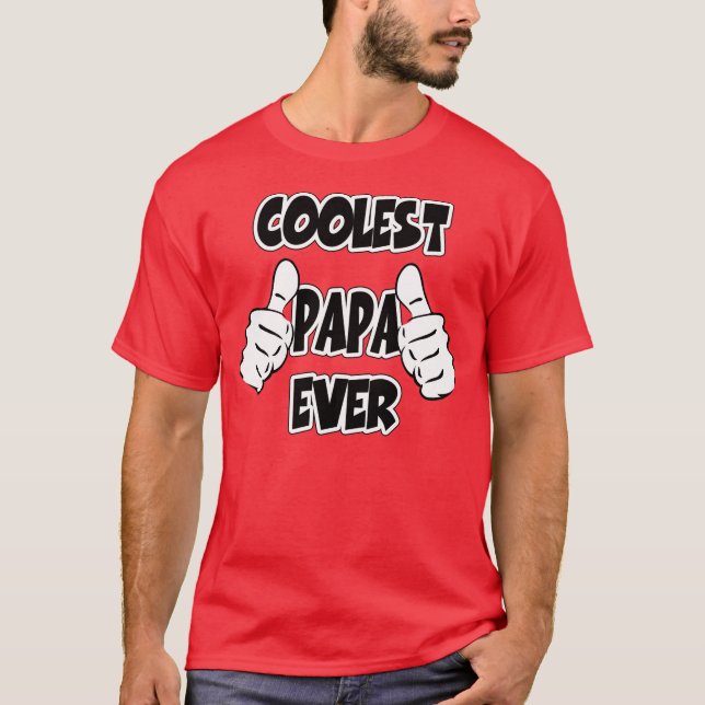 T-shirts A papá a mais fresca nunca (Frente)