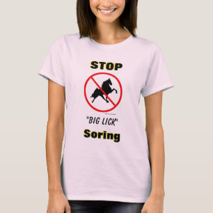 T-shirts A PARADA "grande lambe" Soring com símbolo da