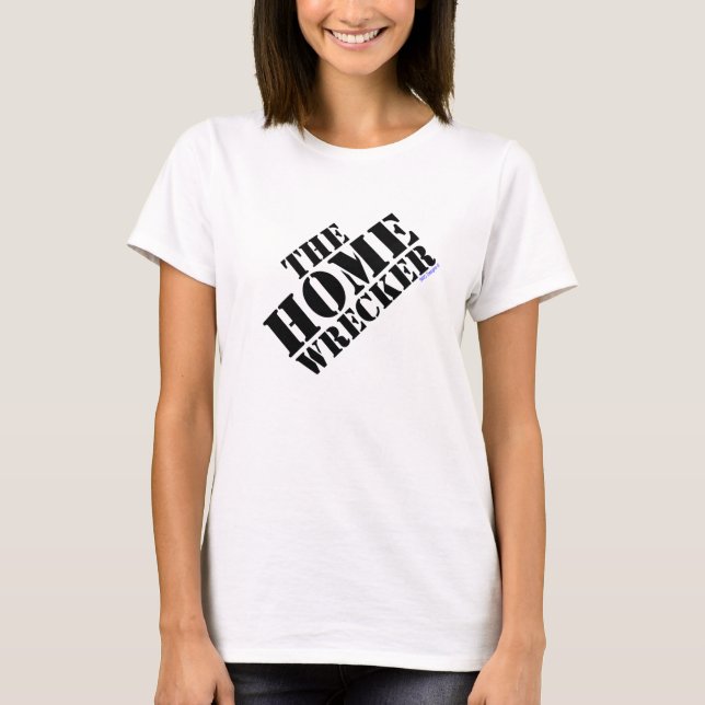 T-SHIRTS A PARTE SUPERIOR HOME DOS ESPAGUETES DO WRECKER (Frente)