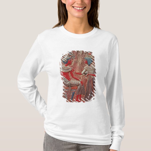 T-shirts A parte traseira do trono de Tutankhamun (Frente)