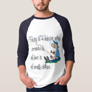 T-shirts A pesca é uma ilusão