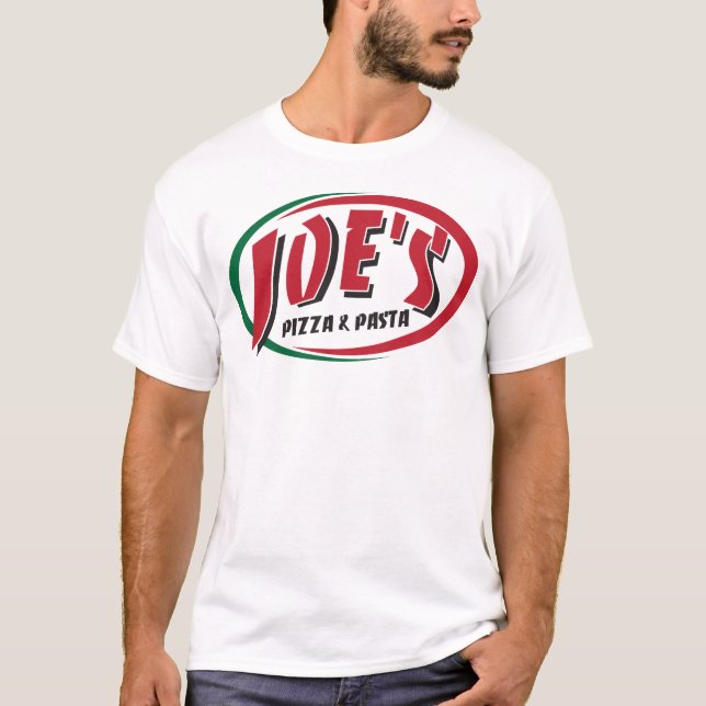 T-shirts A pizza & a massa de Joe (Frente)