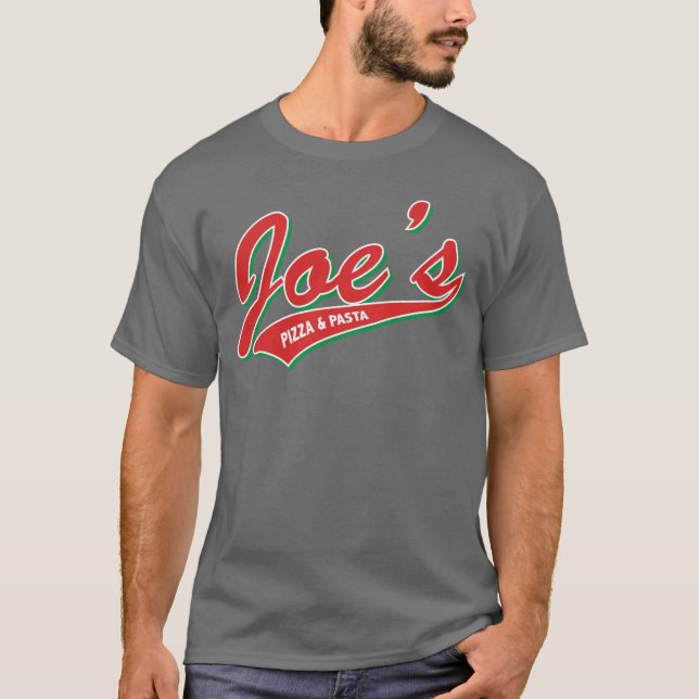 T-shirts A pizza & a massa de Joe (Frente)