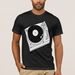 T-shirts A plataforma giratória DJ Tee