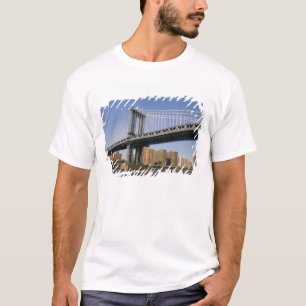 T-shirts A ponte de Manhattan sobre o rio East 2