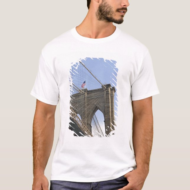 T-shirts A Ponte do Brooklyn na cidade de Nova York, Nova (Frente)