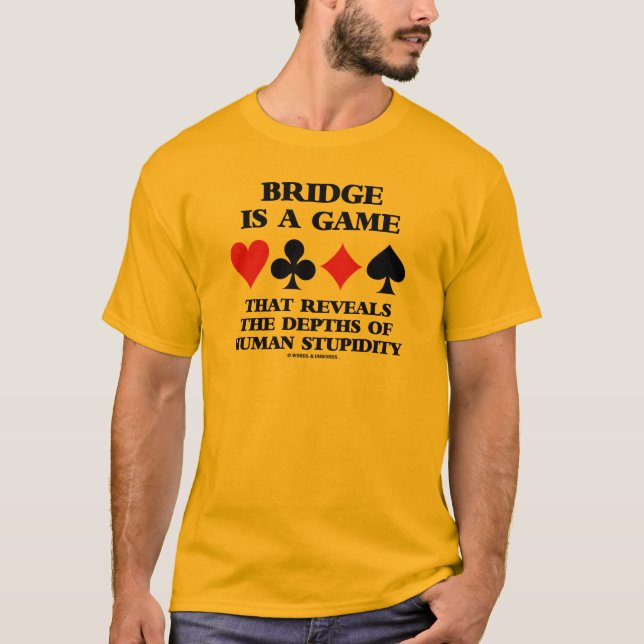 T-shirts A ponte é um jogo revela profundidades da (Frente)