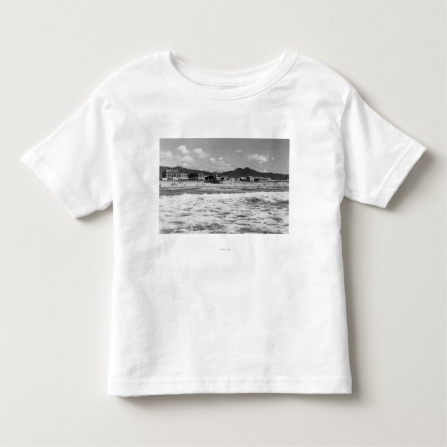 T-shirts A praia no beira-mar, fotografia de Oregon (Frente)