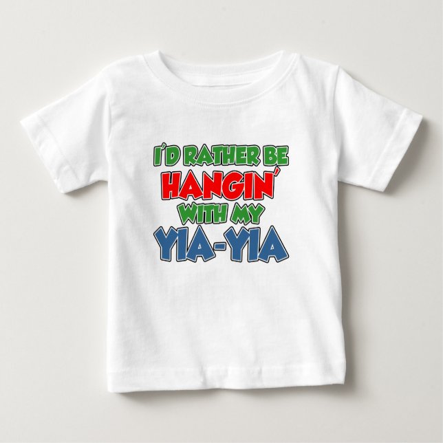 T-shirts A preferencialmente seja com Yia-Yia (Frente)