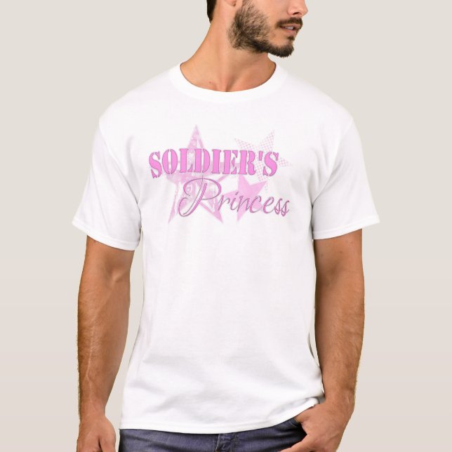 T-shirts A princesa do soldado (Frente)