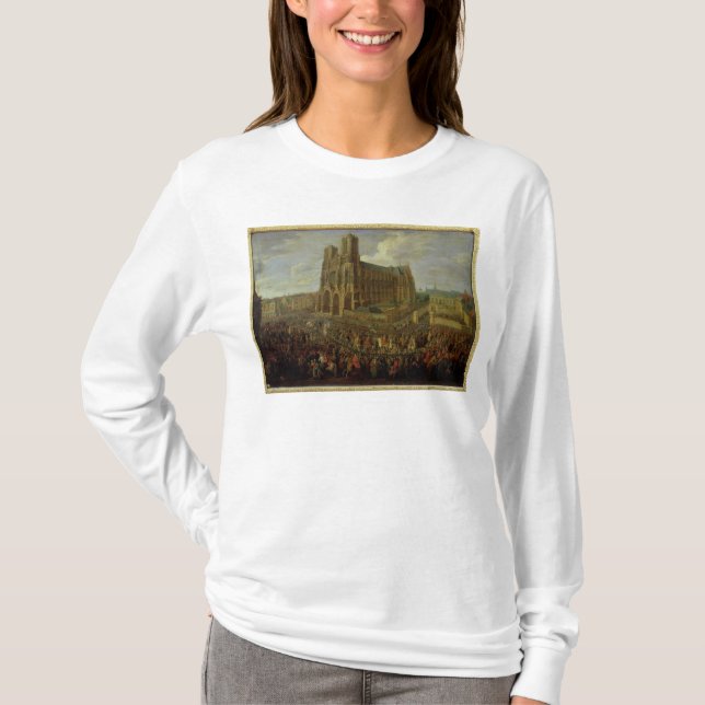 T-shirts A procissão do rei Louis XV (Frente)
