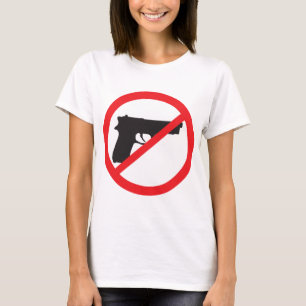 T-shirts A proibição atira no pacifista da Anti-Arma