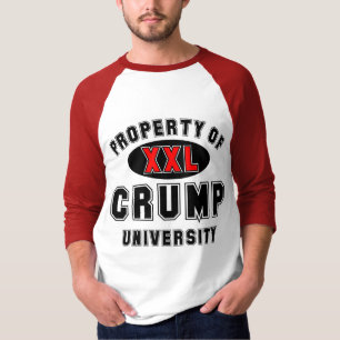 T-shirts A propriedade de Crump a universidade
