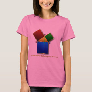 T-shirts A prova de Euclid do Theorem. pitagórico