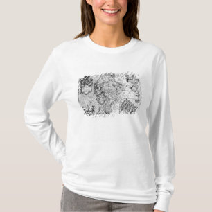 T-shirts A província de Connaught com a cidade de