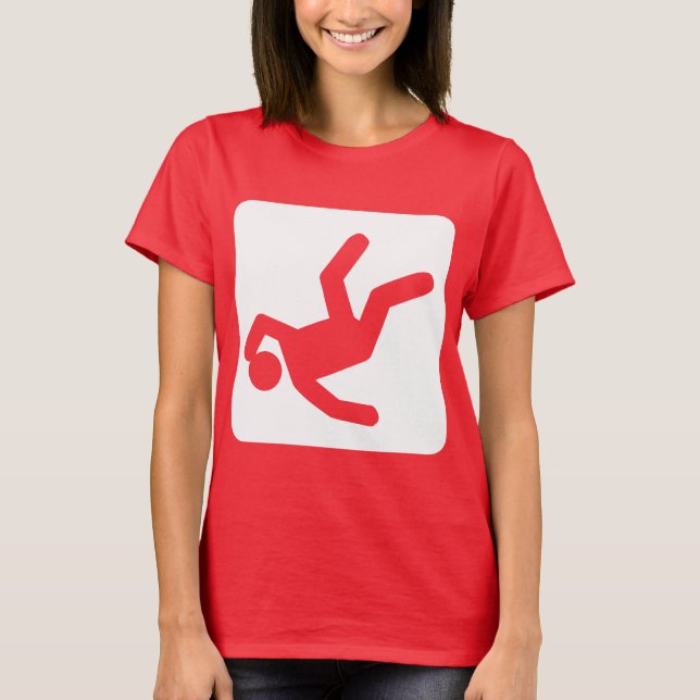 T-shirts A queda de homem - branco (Frente)
