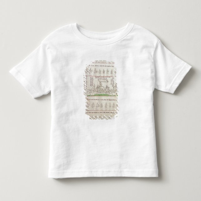 T-shirts A Rainha em seu Litter (Frente)