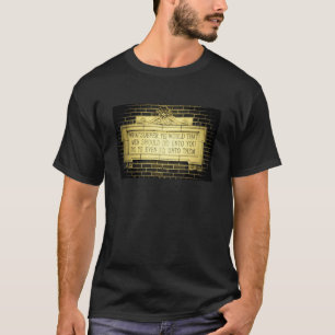 T-shirts A regra de ouro
