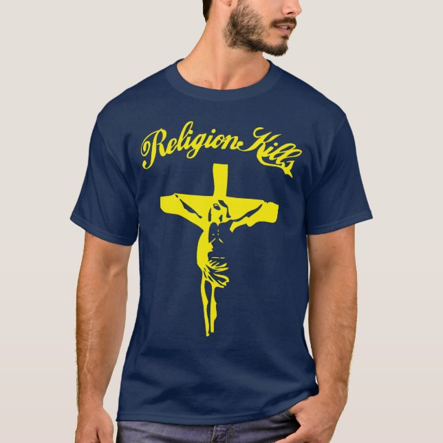 T-shirts A religião mata novo (Frente)