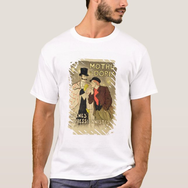 T-shirts A reprodução de uma propaganda de poster 'Mothu e (Frente)