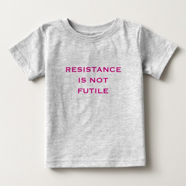 T-shirts A resistência não é inútil (Frente)