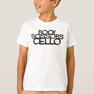 T-shirts A rocha Scissors o violoncelo