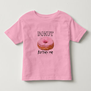 T-shirts A rosquinha doce saboroso fritada engraçada da