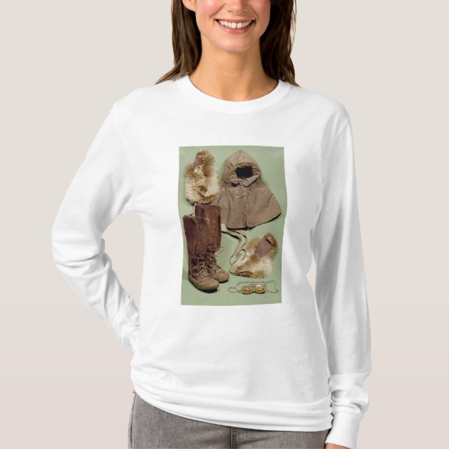 T-shirts A roupa de Scott usada no Antarctic (Frente)