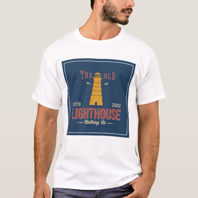 T-shirts A roupa velha Co. do farol (Frente)