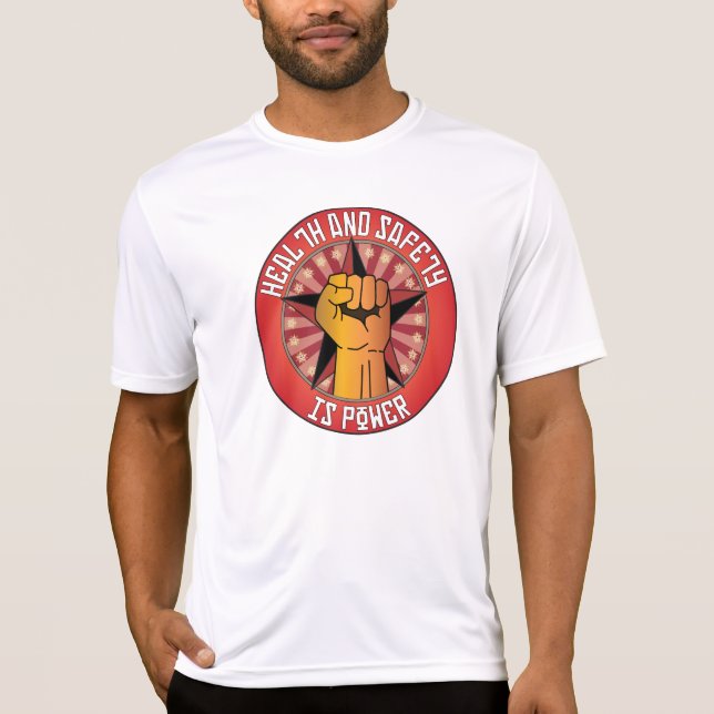 T-shirts A saúde e a segurança são poder (Frente)