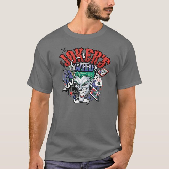 T-shirts A Selvagem do Joker (Frente)