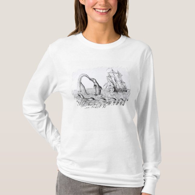T-shirts A serpente de mar (Frente)