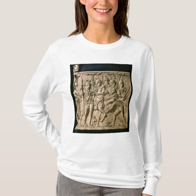 T-shirts A submissão de um bárbaro a uma tropa romana (Frente)