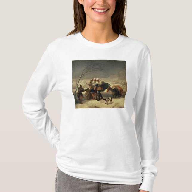 T-shirts A tempestade de neve, 1786-87 (Frente)