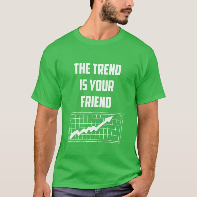 T-shirts A Tendência É Sua Amiga Comerciante De Bolsas (Frente)