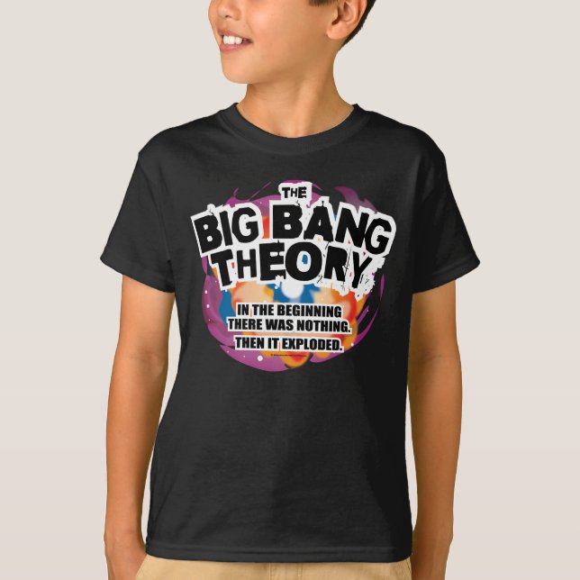 T-shirts A teoria de Big Bang (Frente)