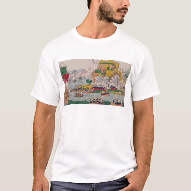 T-shirts A tomada de Argel pelo francês (Frente)