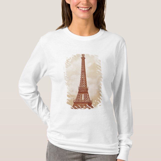 T-shirts A torre Eiffel, 1889 (Frente)