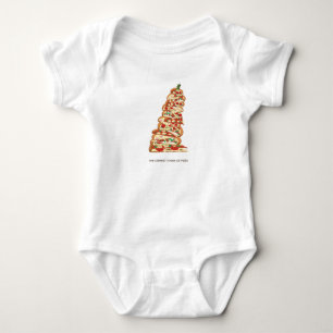 T-shirts A torre inclinada da pizza