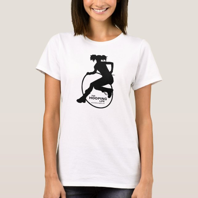 T-shirts A vida de Hooping - mulher dos espaguetes (Frente)